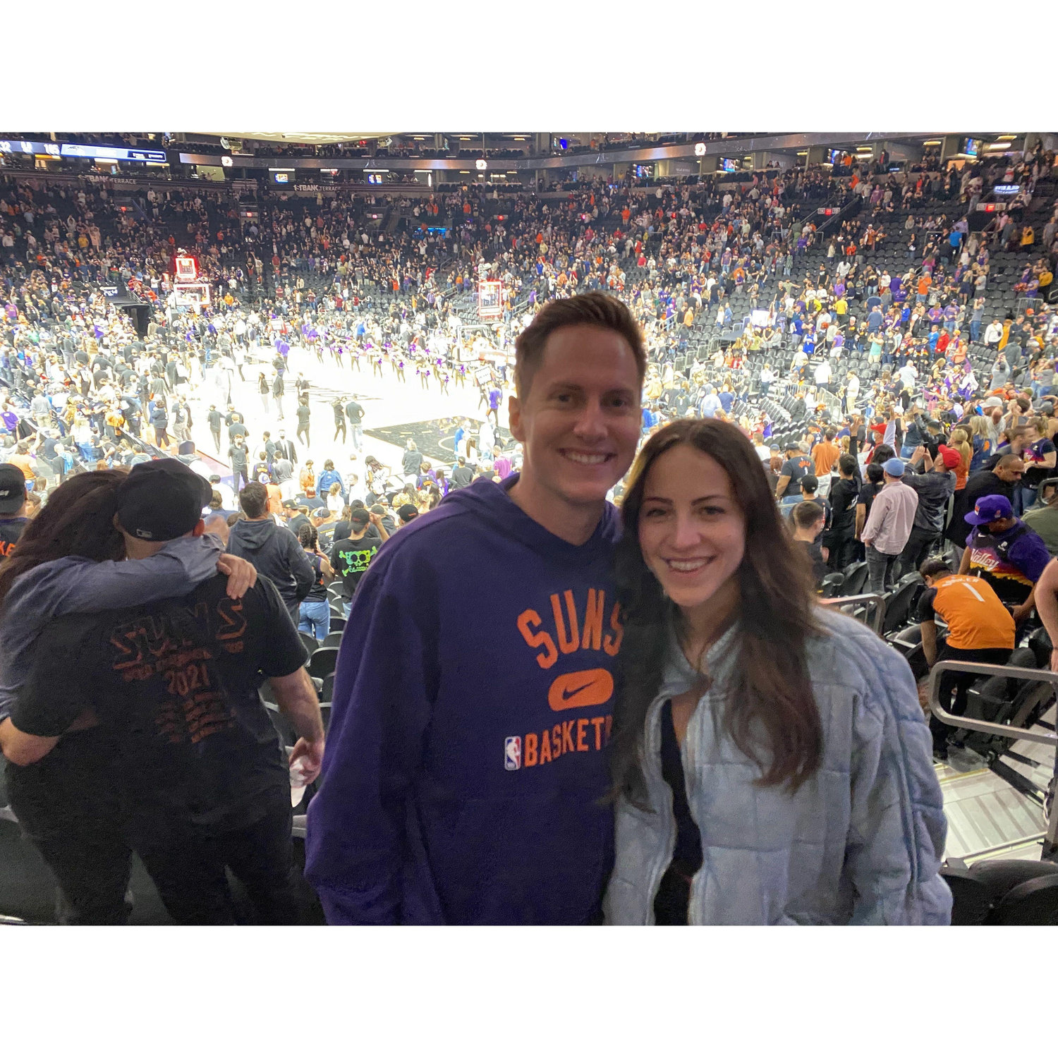 GO SUNS!!! Scott has converted Emily to be a suns fan