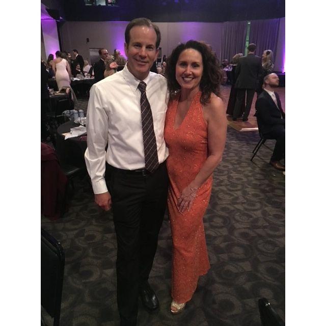 At another Pink Tie Ball.