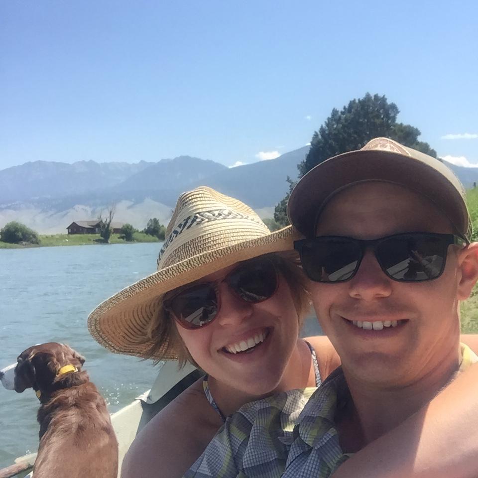 Floating on the Yellowstone River