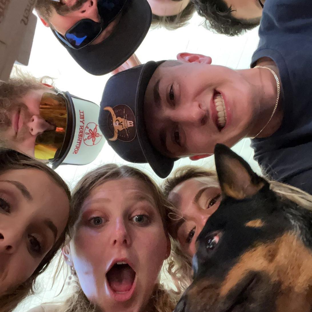 Our going away party before the big move to Colorado together!