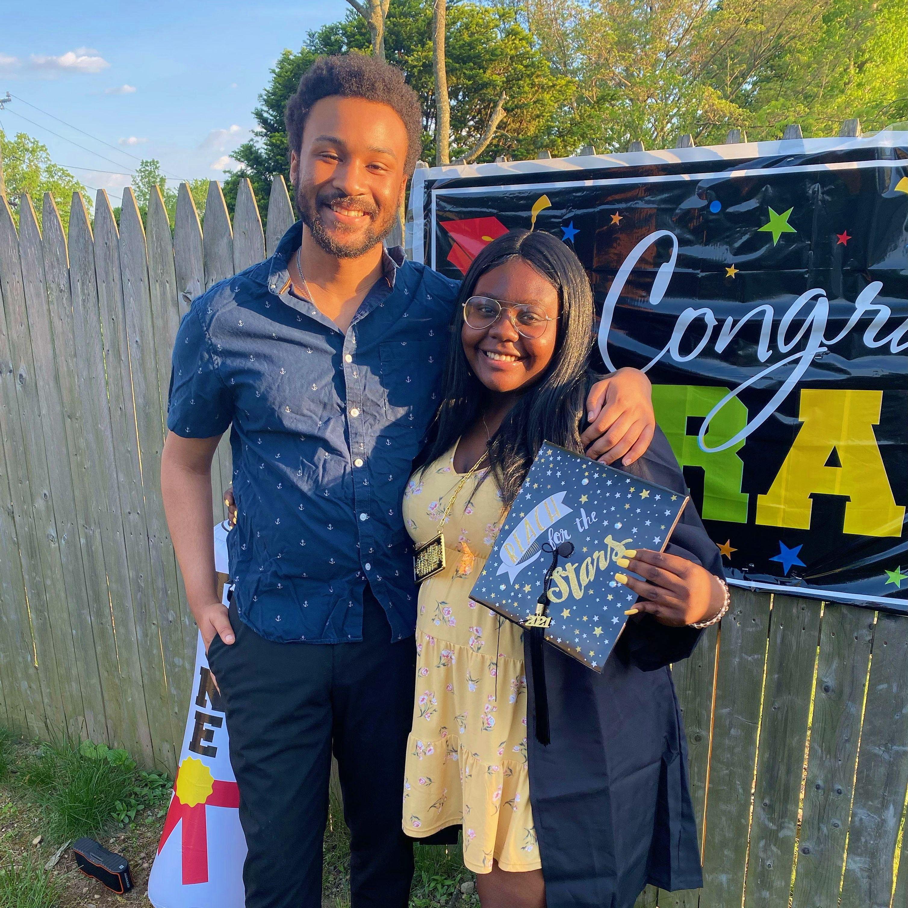 Jordyn's college graduation.