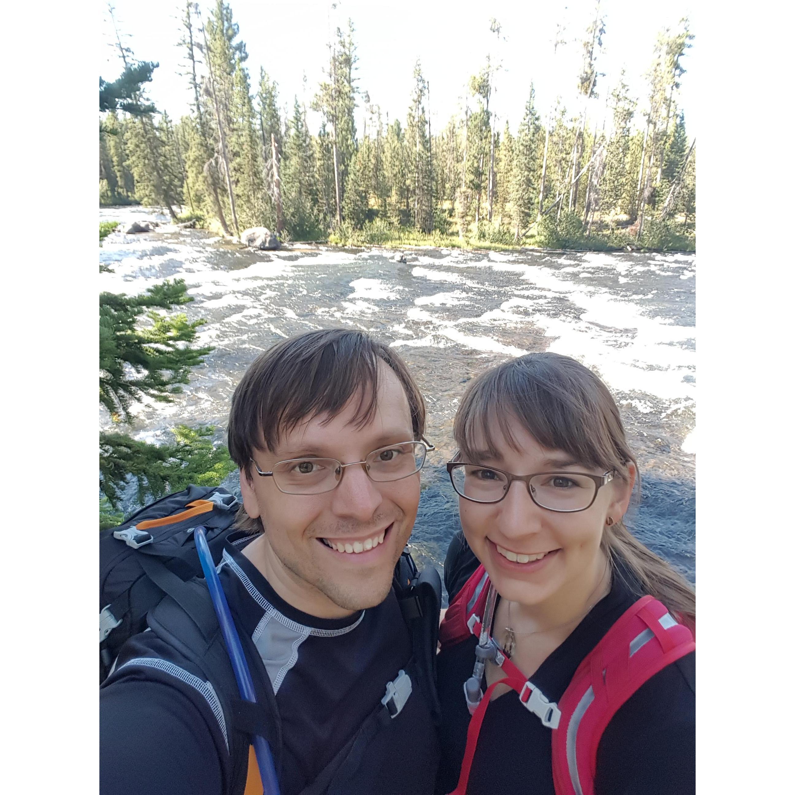 Getting swept up by the rivers of Yellowstone.