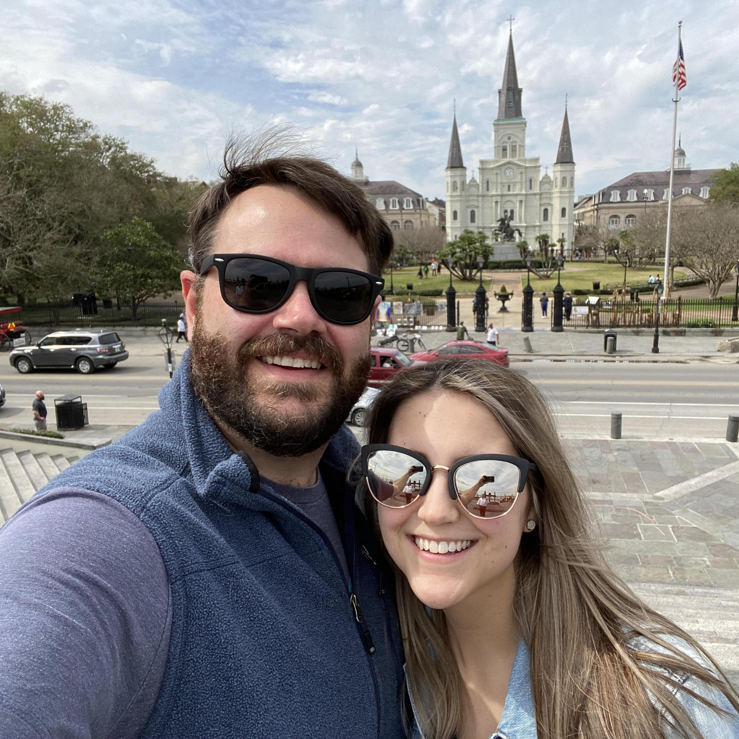 Lindsay's first trip to New Orleans, March 2021