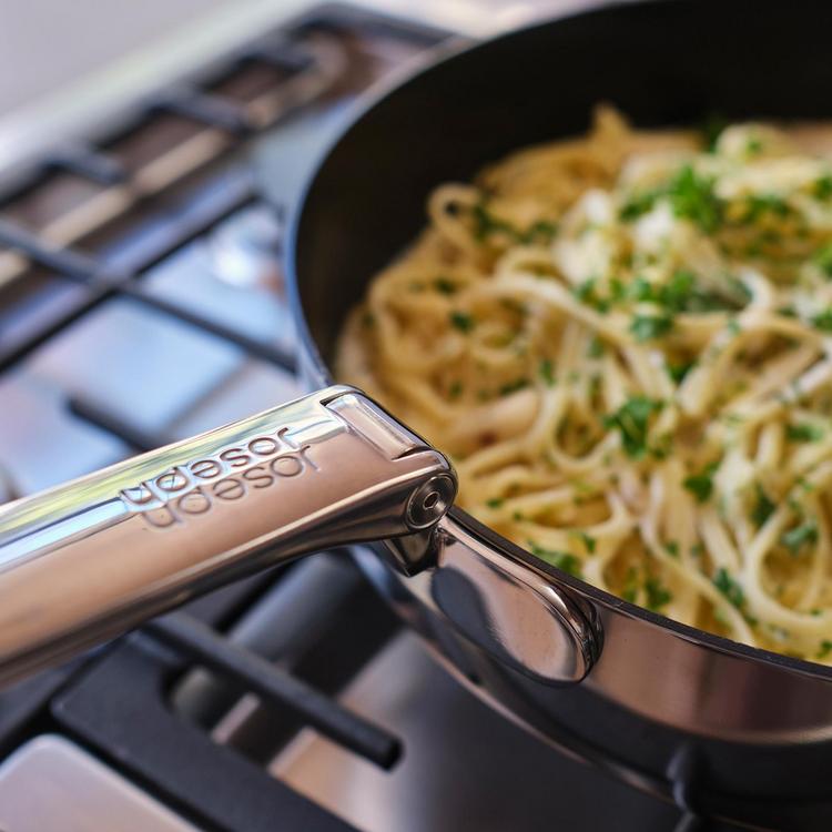 Joseph Joseph, Space Steel 2-Piece Non-Stick Fry Pan Set with