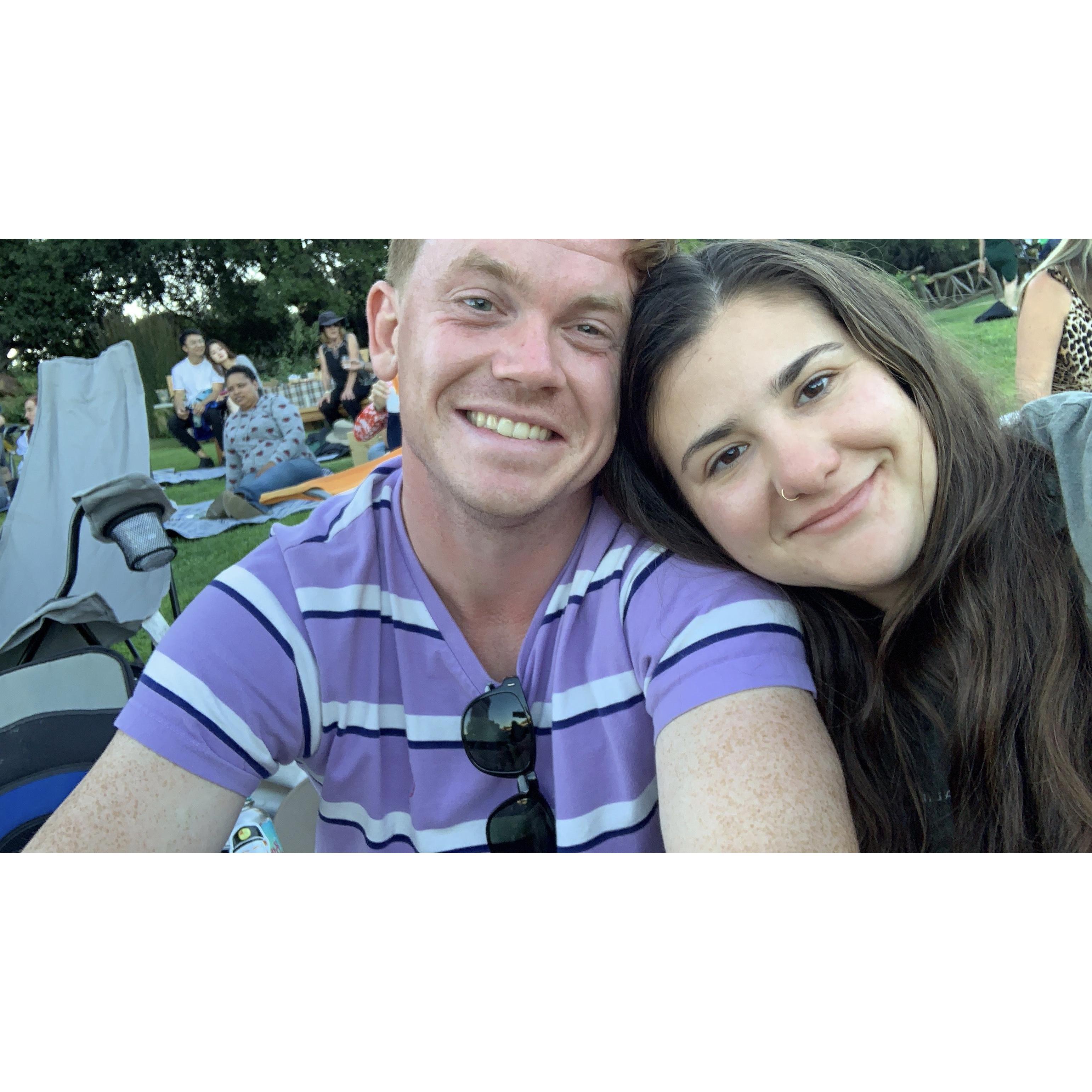 Outdoor summer concert at Saddlerock Ranch