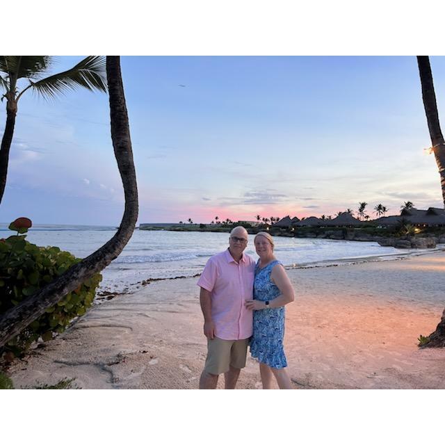 Sunset in Dominican Republic.
