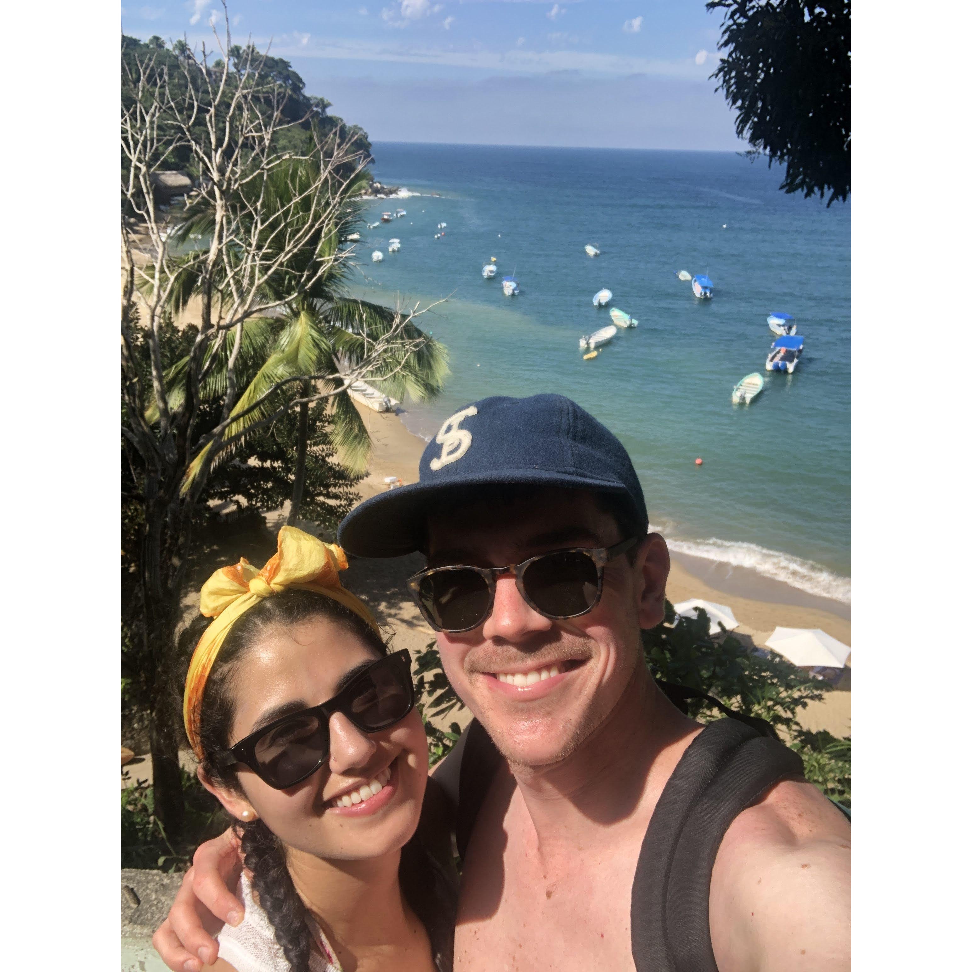 Family vacation in Yelapa, Mexico in January 2020