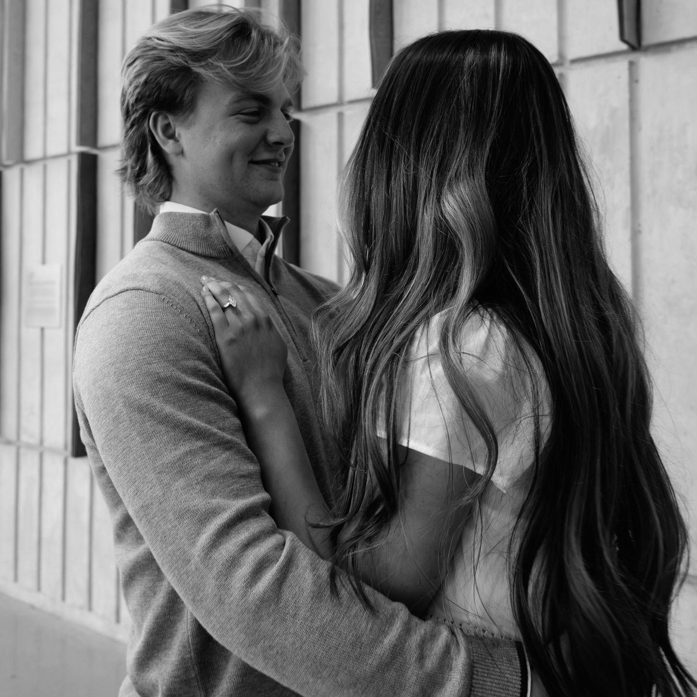 Looking into each others eyes...