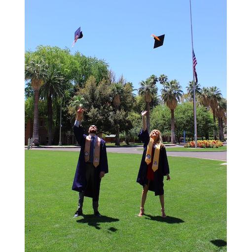 Celebrating Austin getting his Bachelor of Science in Business Administration - Business Management and Chloe getting her Bachelor of Science in Nursing. April 23rd, 2020