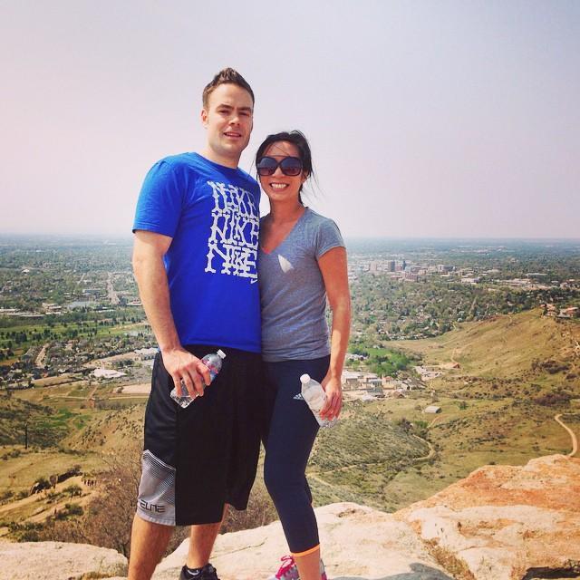 Our shared love of hiking we discovered via "Adventure Club" thanks Peter!
