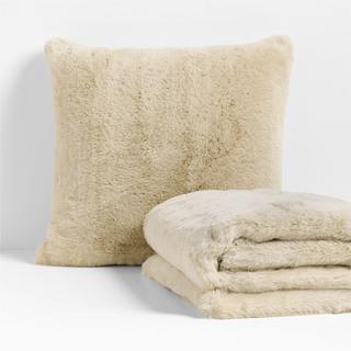 Faux Fur Throw Pillow Cover