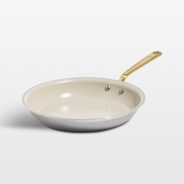 Made In CeramiClad™ Non-Stick 12" Fry Pan with Brass Hardware