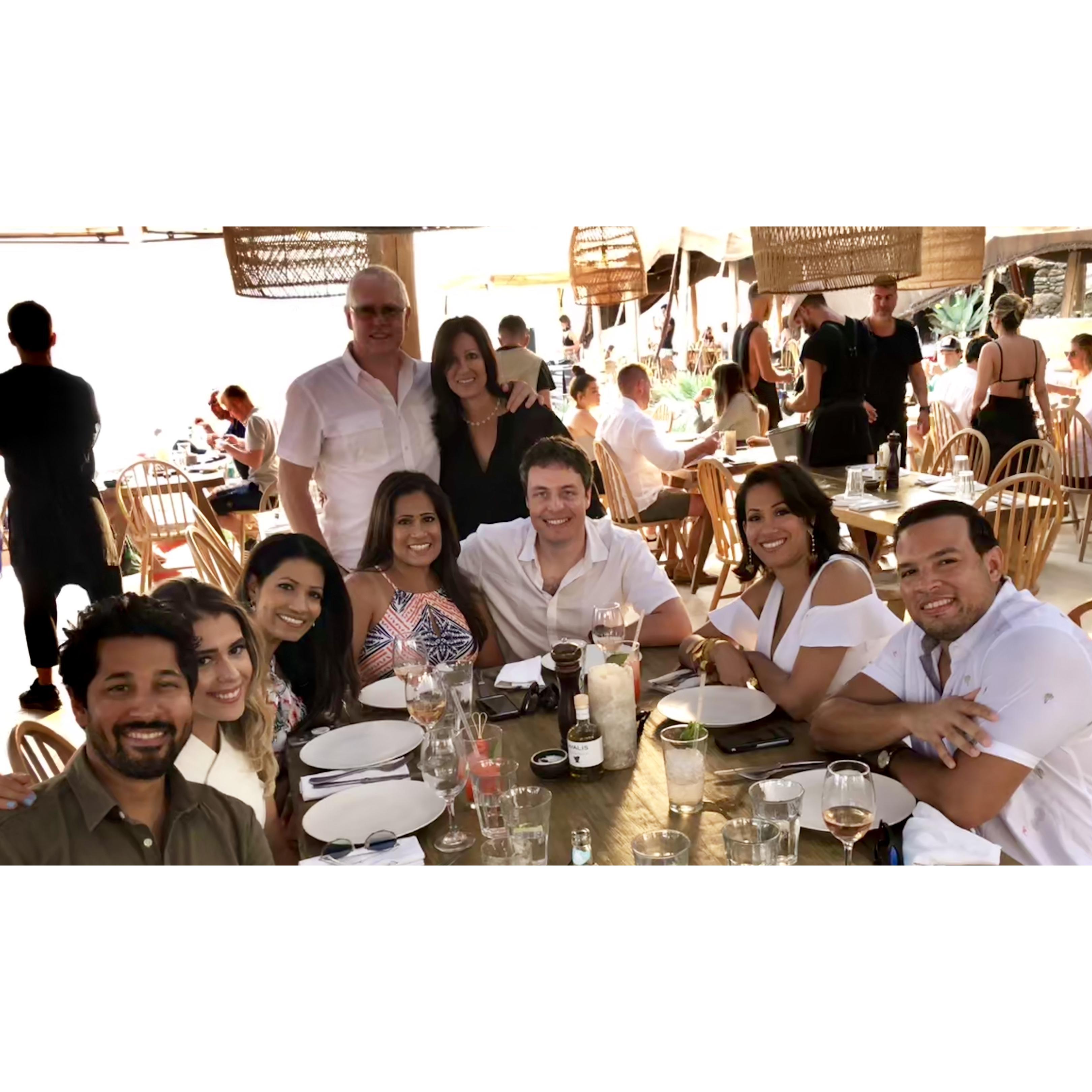 Dinner at SKorpio’s, Mykonos