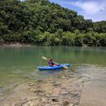 Kayak along the Cumberland River