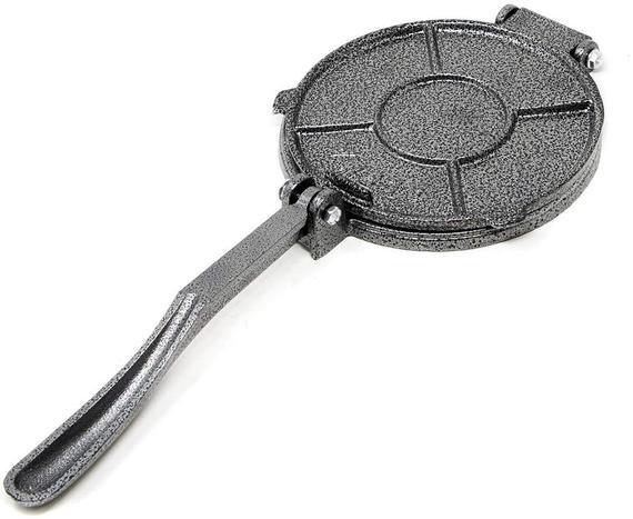 Cast Iron 7.5 Inch Tortilla Press Maker Traditional press with excellent leverage and Large Quantities