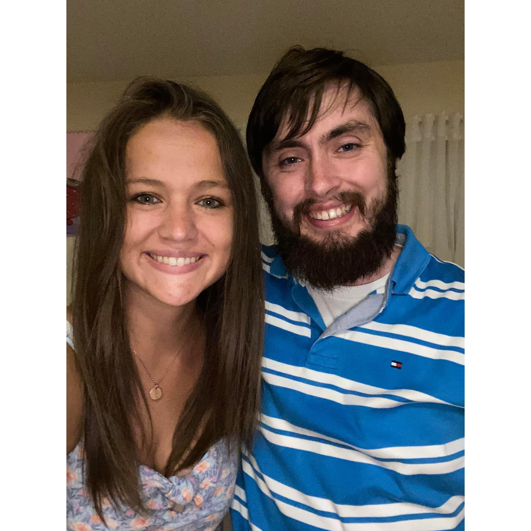 The first picture we took together.