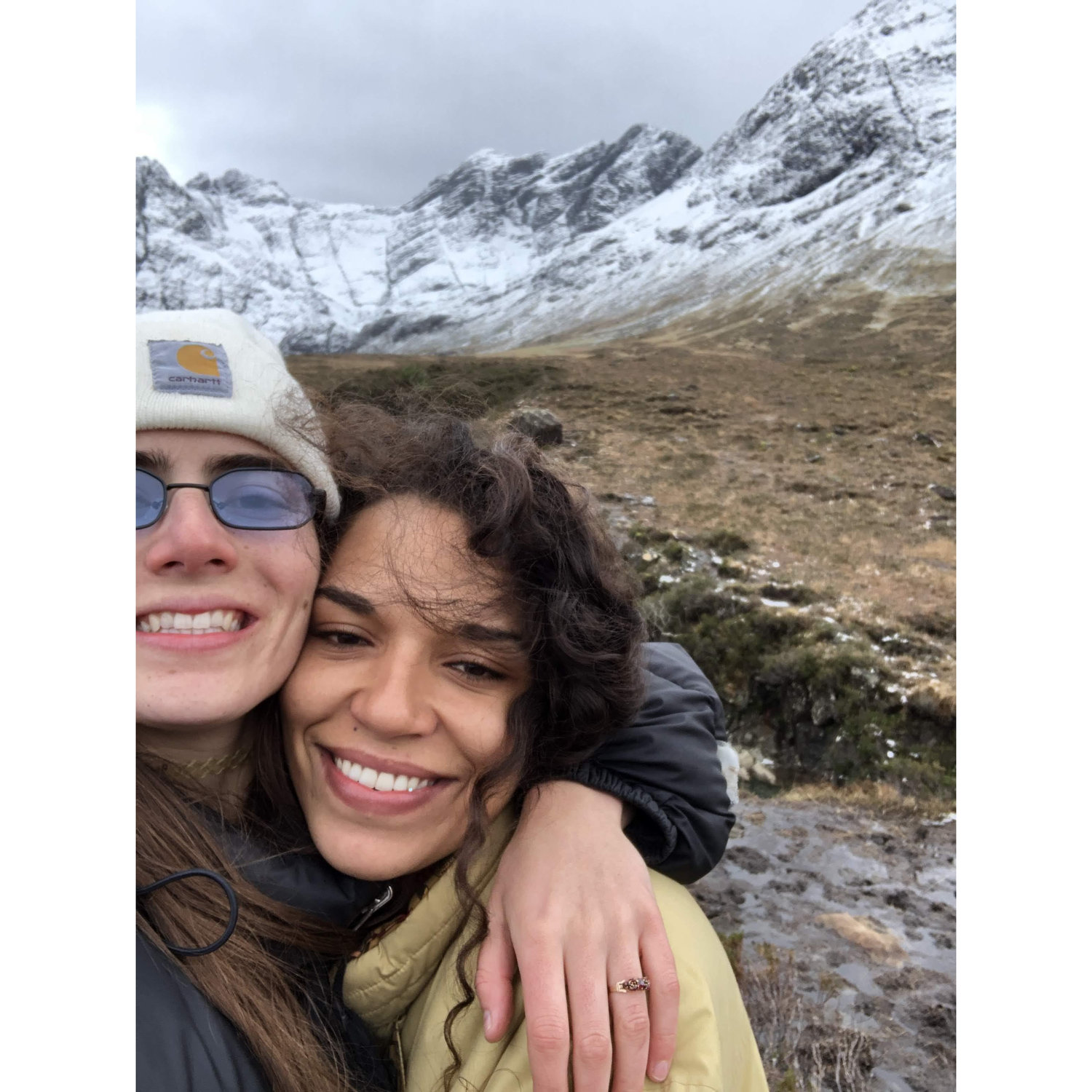 in scotland, the day after Molly proposed 💗