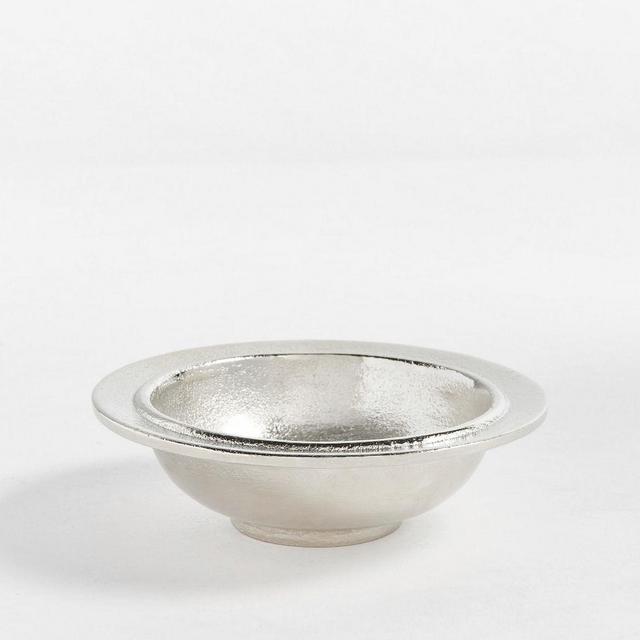 Rustic Snack Bowl - Silver