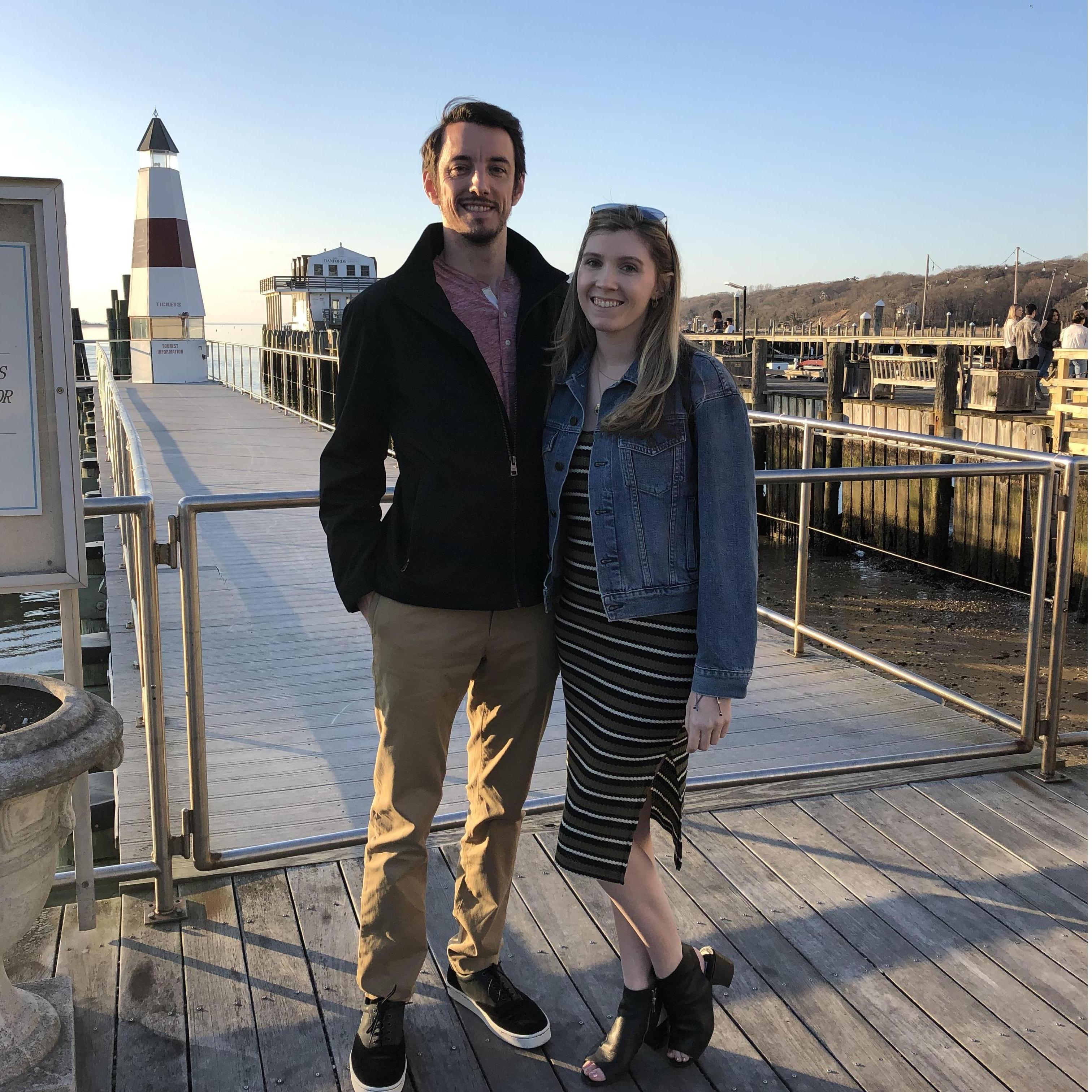 Brian visiting Kaitlyn's hometown and stopping by Port Jeff for a lobster roll