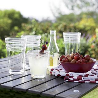 Swirl Acrylic Drink Glass, Set of 4