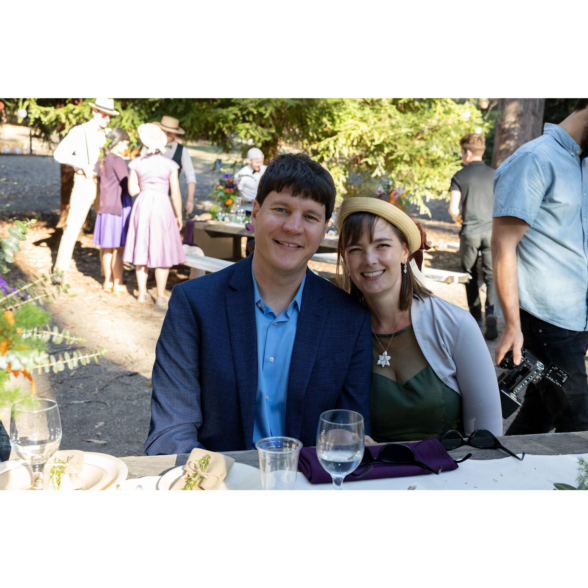 Wedding beneath the Redwoods