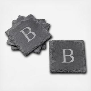 Personalized Slate Coaster, Set of 4