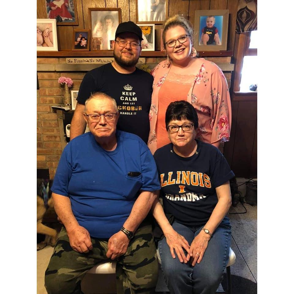 Easter 2019 with Grandma and Grandpa Maxey