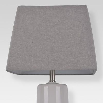 Soft Rounded Square Lamp Shade Large Gray - Threshold&#8482;