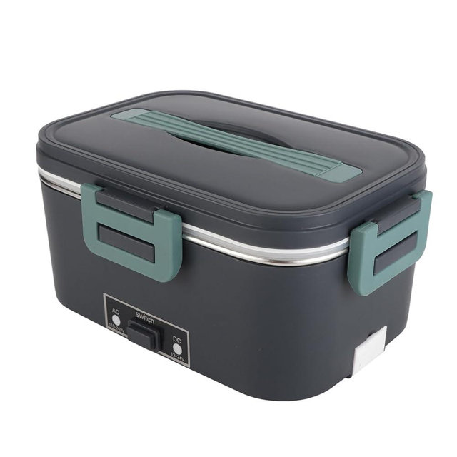 TOPINCN Electric Lunch Box for Adults, 1.8L Heated Lunch Box Portable Food Warmer for Home Car Truck Office, 360 Degree Circulation Fast Self Heating Lunch Boxes Portable Food Heater