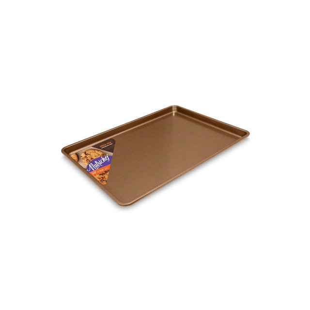 NutriChef Nonstick Cookie Sheet Baking Pan - Metal Oven Large Baking Tray, Professional Quality Non-Stick Mega Pan Bake Trays