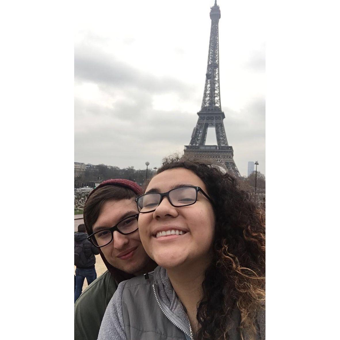 Our first vacation together! Across the pond to London and Paris, December 2017