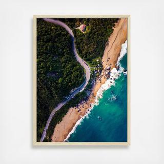 The Road And The Sea Wall Art