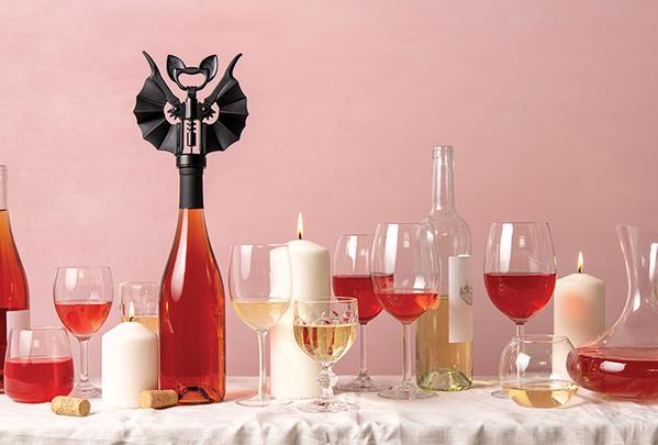 Bat wine opener