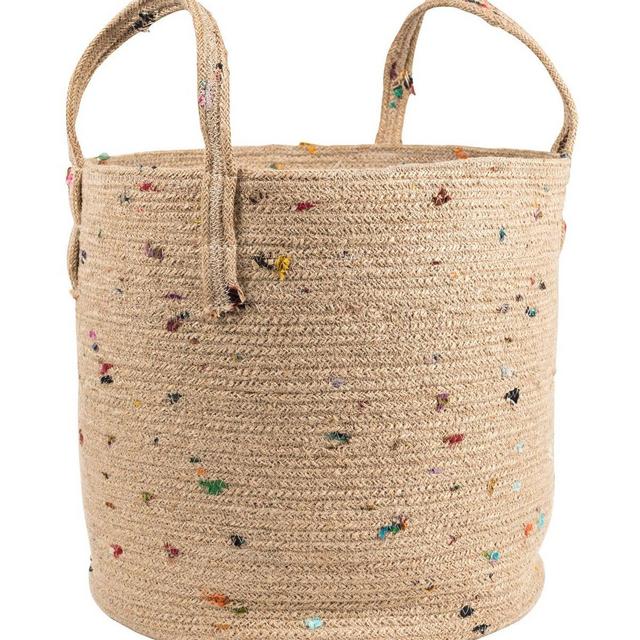 Bright Bits Jute Basket (LG)