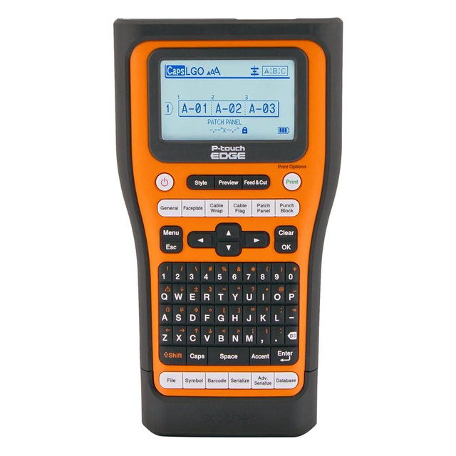 Brother PT-E510VP P-Touch Edge Handheld Industrial Label Printer with Dual auto Cutter and USB-C (up to 24mm Labels)