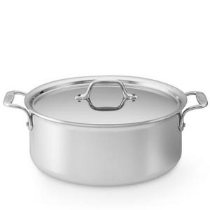 All-Clad D3 Tri-Ply Stainless-Steel Stock Pot - 6Qt