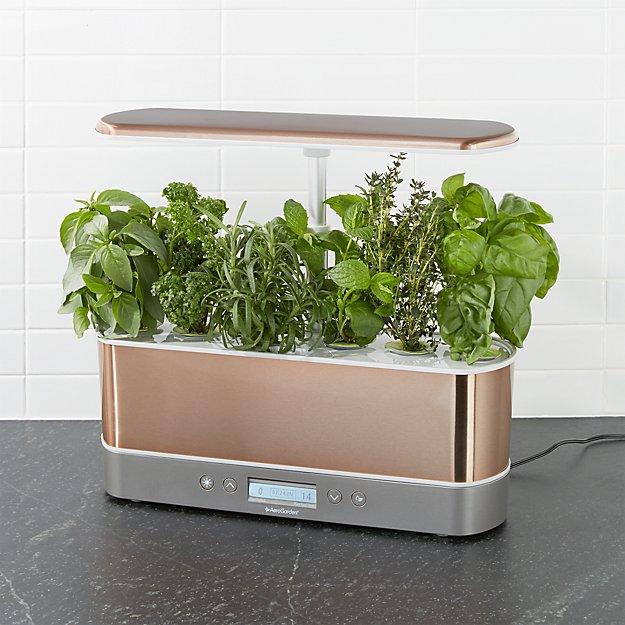 AeroGarden Harvest Elite Slim Copper Indoor Garden