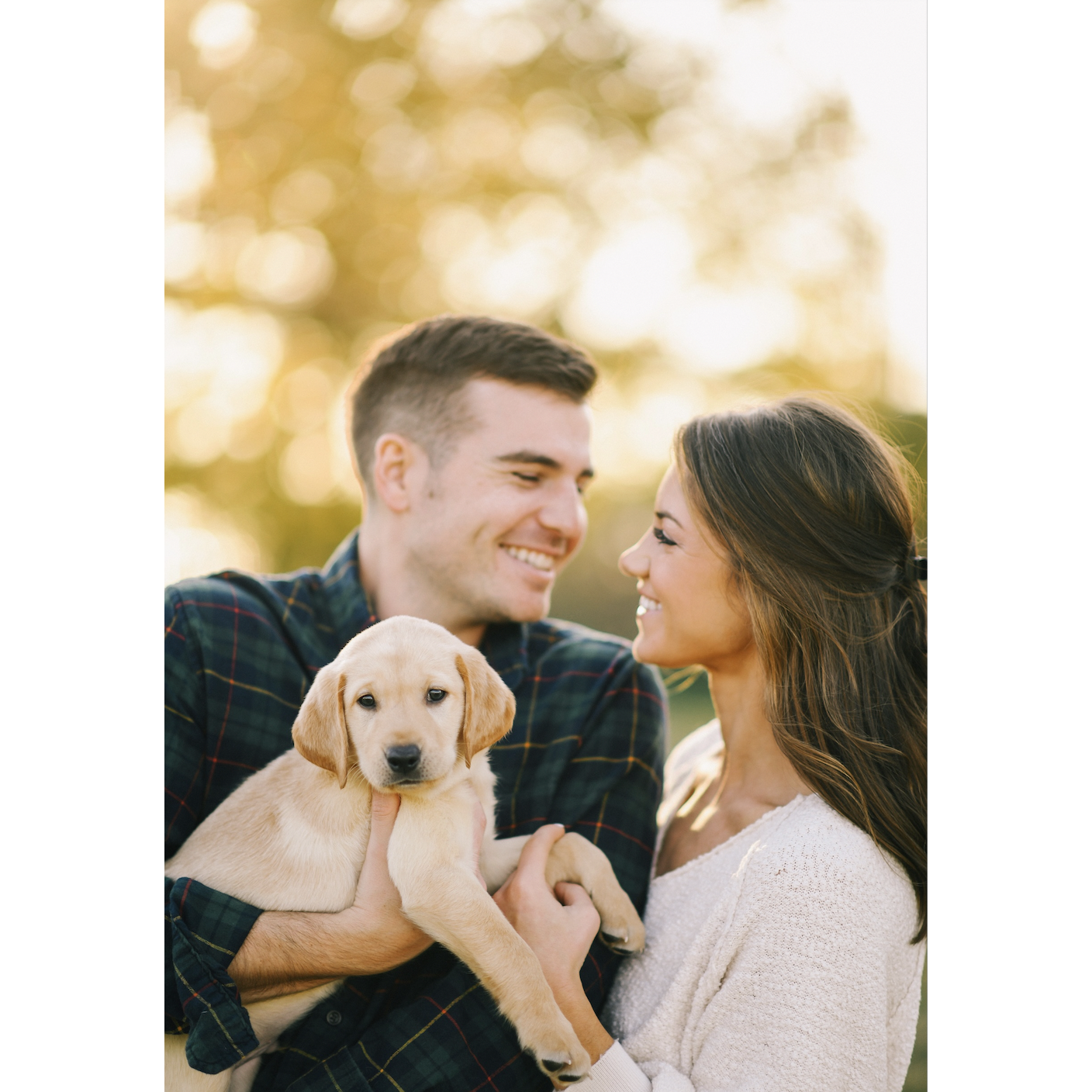 Engagement session with our special guest, Toast!