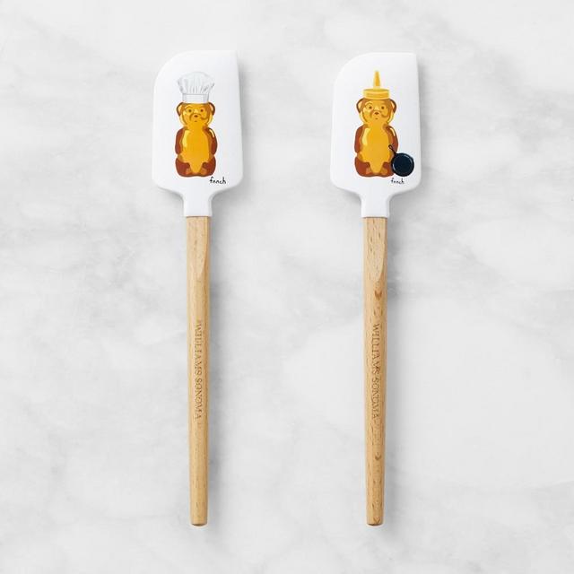 fnnch Honey Bear Mini FSC Spatula, Set of 2