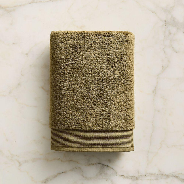 Plush Fibrosoft Hand Towel, Greenstone