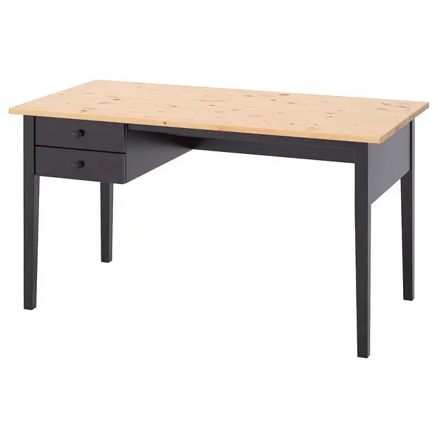 ARKELSTORPDesk, black55 1/8x27 1/2 "