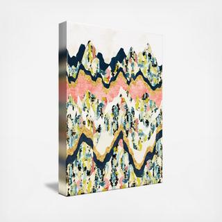 Jeweled Terrain Printed Canvas