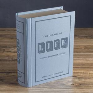 WS Game Company The Game of Life Vintage Bookshelf Edition Board Game Fabric-Wrapped Book Box, 1960-Inspired Gameplay, Collectible Classic for 2-6 Players, Ages 9+