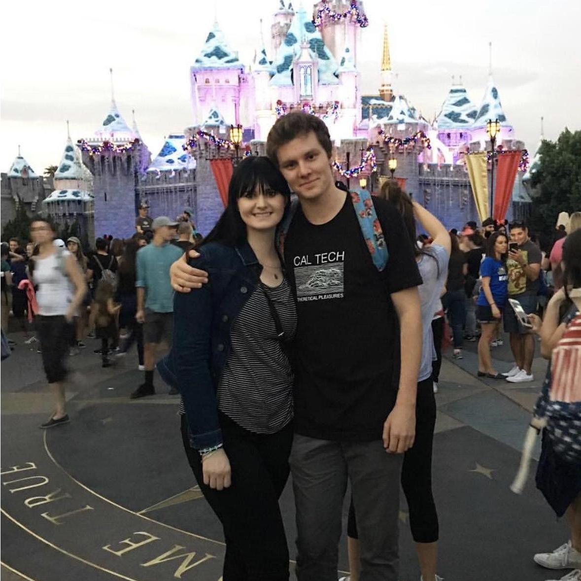 First time at Disneyland together, with our friends Madi and Logan. :)