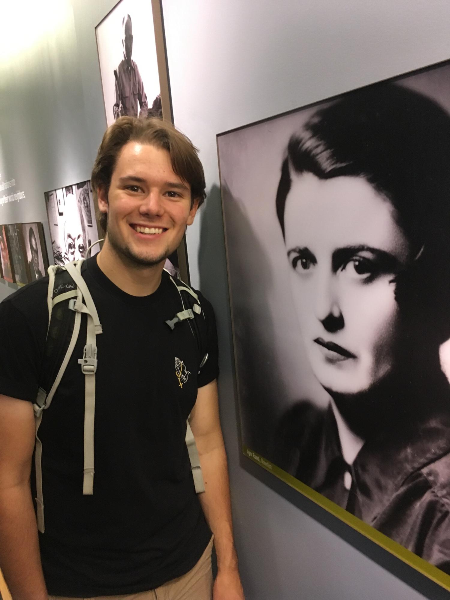 He may be a libtard but he loves Ayn Rand !