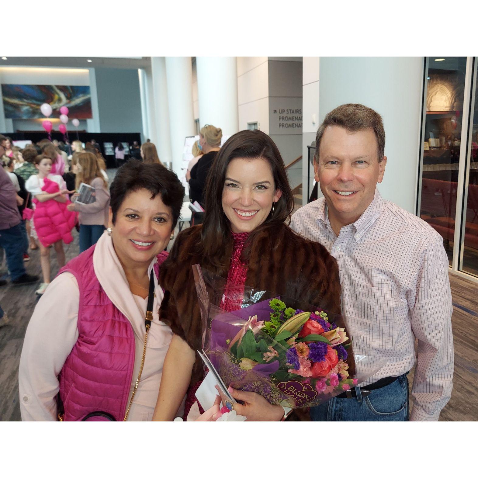 After the closing performance of Legally Blonde!