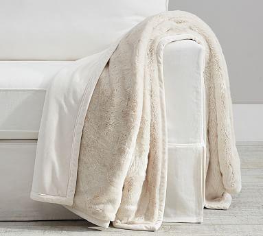 Faux Fur Alpaca Throws