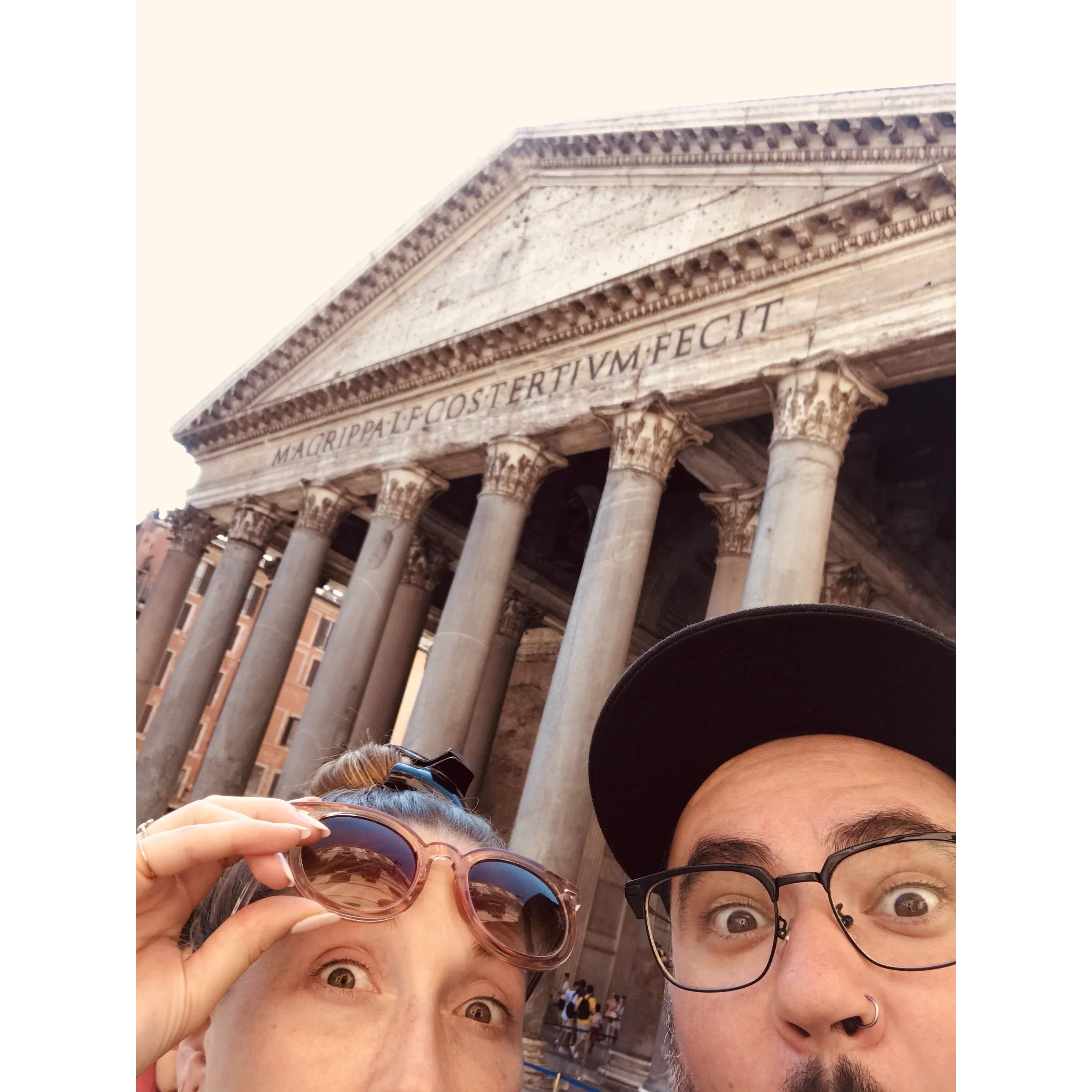 At the Pantheon!