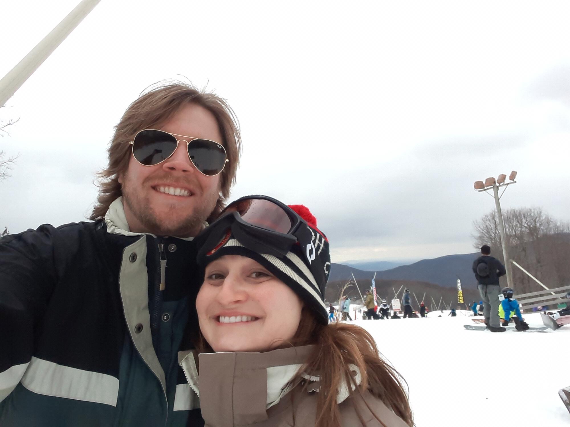 Wintergreen 2020 was our first ski trip together! We had a great little cottage where we could walk to the slopes and even brought Riley along!