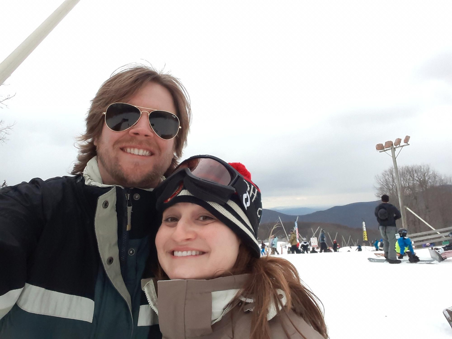 Wintergreen 2020 was our first ski trip together! We had a great little cottage where we could walk to the slopes and even brought Riley along!